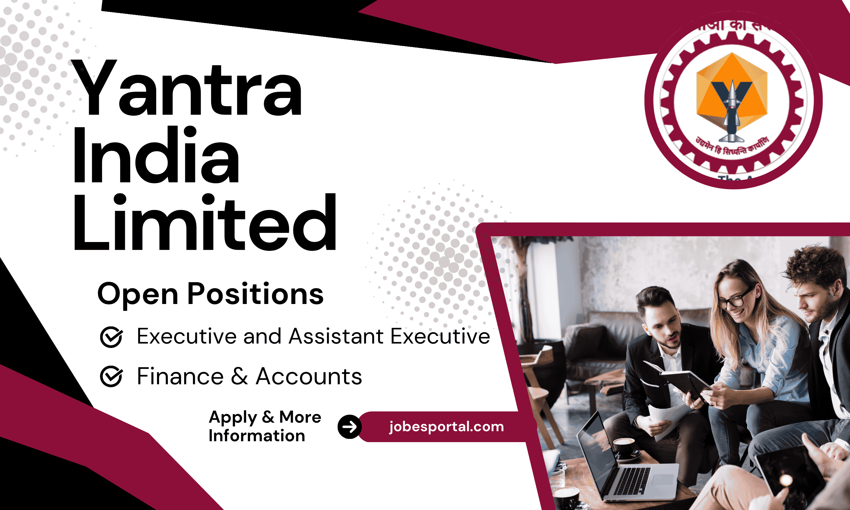 Executive and Assistant Executive Finance & Accounts Jobs at Yantra India Limited Bhusawal